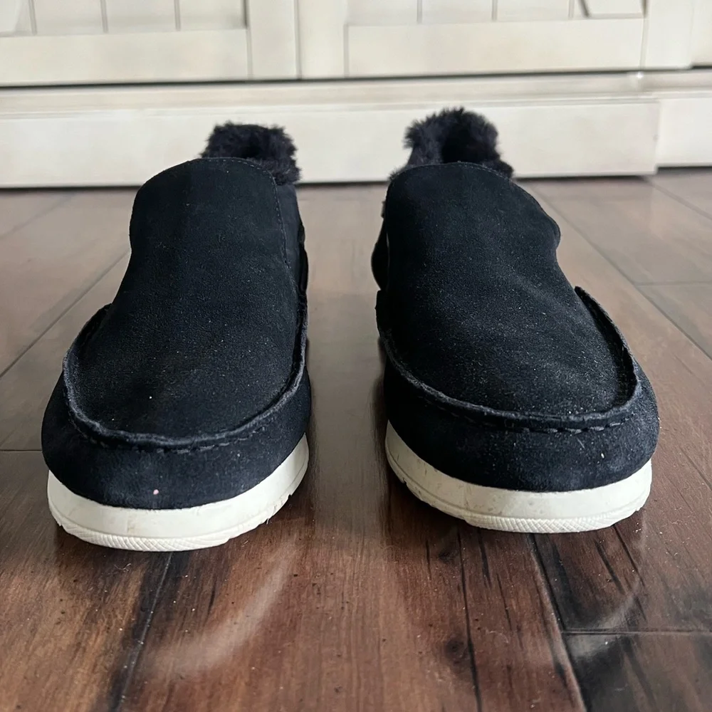 Sperry Moc-Sider Suede Slip-on Shoes - Size 10.5